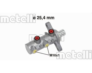 Hlavní brzdový válec METELLI 05-0726