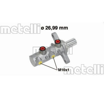 Hlavní brzdový válec METELLI 05-0728