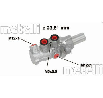 Hlavní brzdový válec METELLI 05-0749