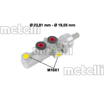 Hlavní brzdový válec METELLI 05-0773