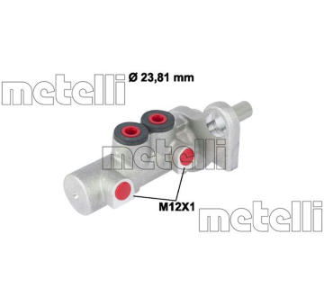 Hlavní brzdový válec METELLI 05-0777