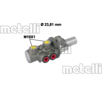 Hlavní brzdový válec METELLI 05-0780