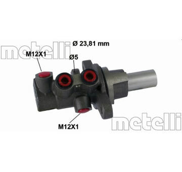 Hlavní brzdový válec METELLI 05-0796
