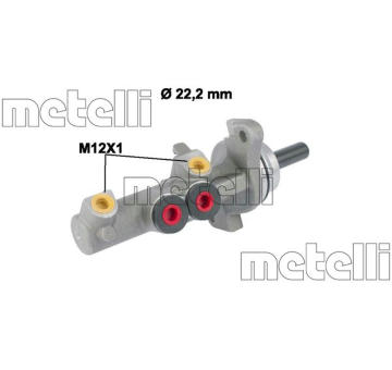 Hlavní brzdový válec METELLI 05-0833
