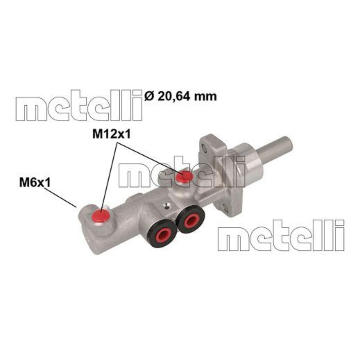 Hlavní brzdový válec METELLI 05-0849