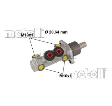 Hlavní brzdový válec METELLI 05-0883
