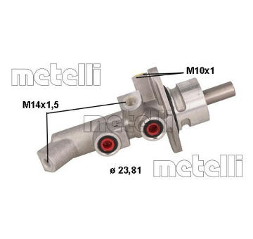 Hlavní brzdový válec METELLI 05-1119