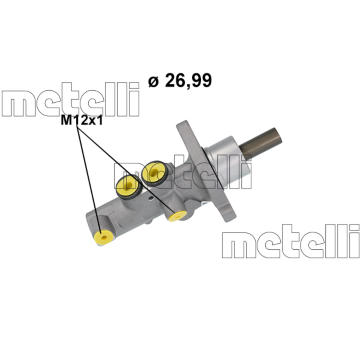 Hlavní brzdový válec METELLI 05-1218