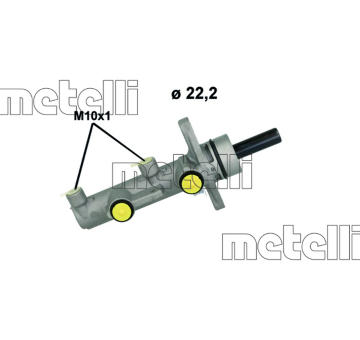 Hlavní brzdový válec METELLI 05-1233