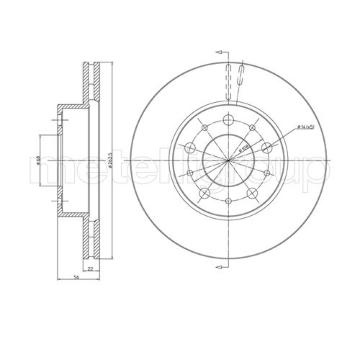 Brzdový kotouč METELLI 23-0200