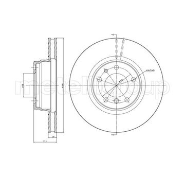 Brzdový kotouč METELLI 23-0399