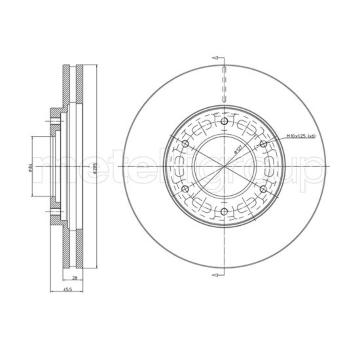 Brzdový kotouč METELLI 23-1058C