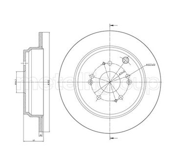 Brzdový kotouč METELLI 23-1276C