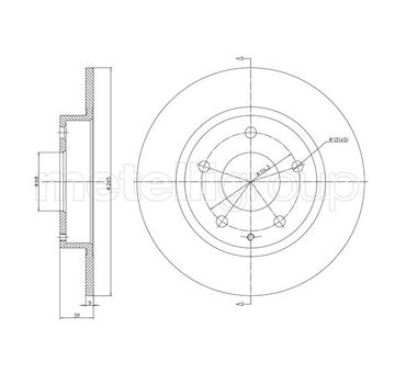 Brzdový kotouč METELLI 23-1524C