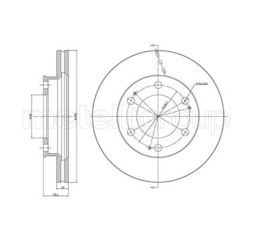 Brzdový kotouč METELLI 23-1558C