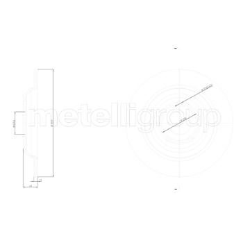 Brzdový kotouč METELLI 23-1879C