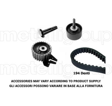 ozubení,sada rozvodového řemene METELLI 29-0089