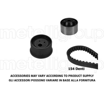 ozubení,sada rozvodového řemene METELLI 29-0391