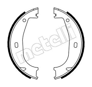 Sada brzdových čelistí, parkovací brzda METELLI 53-0016