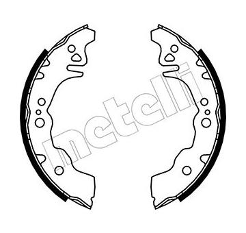 Sada brzdových čelistí METELLI 53-0043