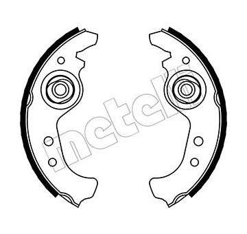 Sada brzdových čelistí METELLI 53-0063