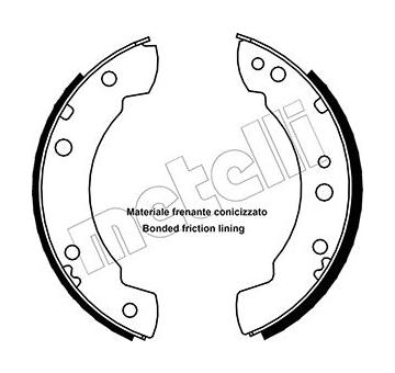 Sada brzdových čelistí METELLI 53-0102