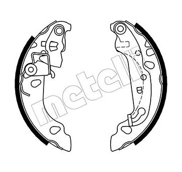 Sada brzdových čelistí METELLI 53-0137
