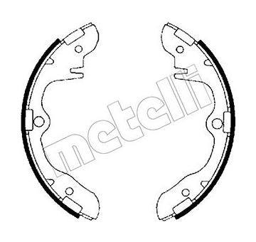 Sada brzdových čelistí METELLI 53-0199