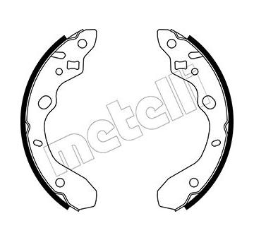 Sada brzdových čelistí METELLI 53-0214