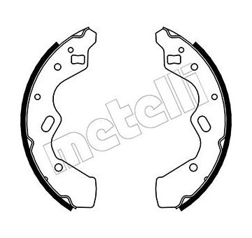 Sada brzdových čelistí METELLI 53-0219
