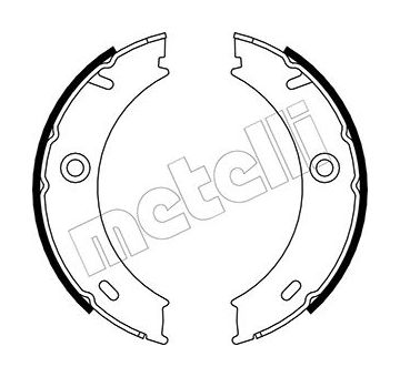 Sada brzdových čelistí, parkovací brzda METELLI 53-0240