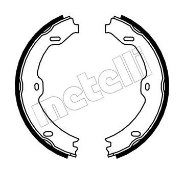 Sada brzdových čelistí, parkovací brzda METELLI 53-0243