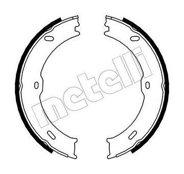Sada brzdových čelistí, parkovací brzda METELLI 53-0246