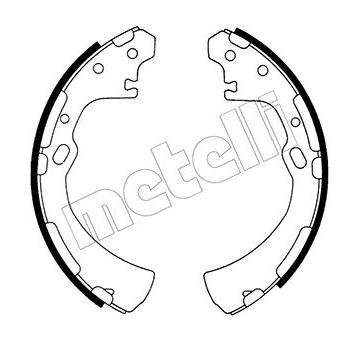 Sada brzdových čelistí METELLI 53-0279