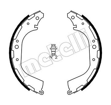 Sada brzdových čelistí METELLI 53-0282