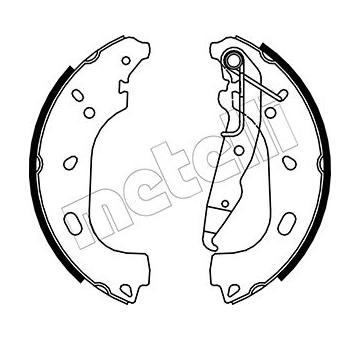 Sada brzdových čelistí METELLI 53-0319