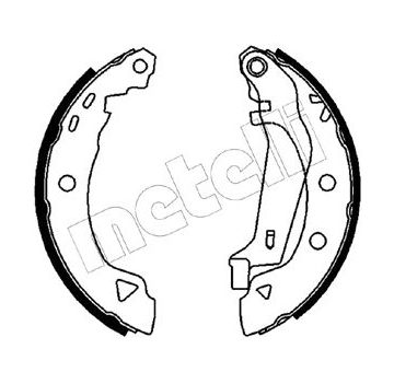 Sada brzdových čelistí METELLI 53-0346Y