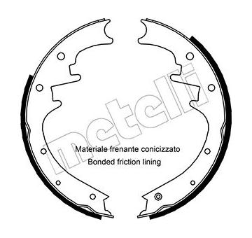 Sada brzdových čelistí METELLI 53-0352