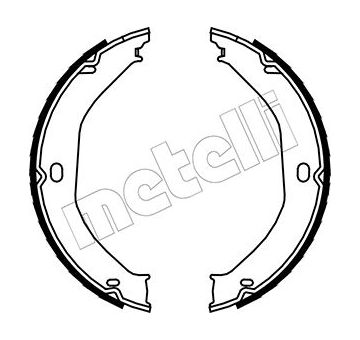 Sada brzdových čelistí, parkovací brzda METELLI 53-0360