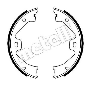 Sada brzdových čelistí, parkovací brzda METELLI 53-0369