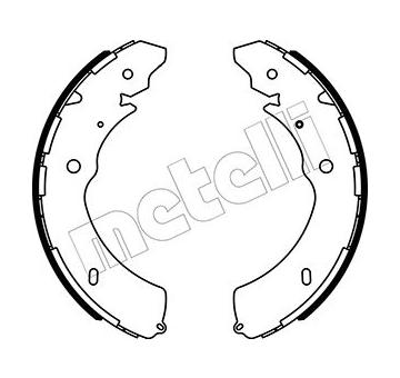 Sada brzdových čelistí METELLI 53-0572