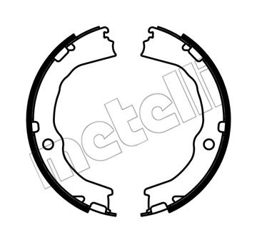 Sada brzdových čelistí, parkovací brzda METELLI 53-0685