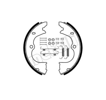 Sada brzd. čeľustí parkov. brzdy METELLI 53-0743K
