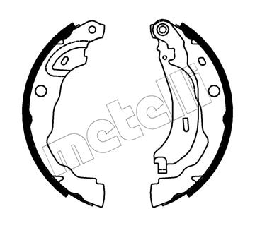 Sada brzdových čelistí METELLI 53-0753