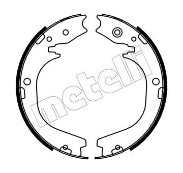 Sada brzd. čeľustí parkov. brzdy METELLI 53-0754