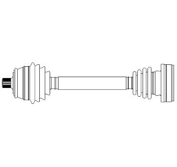 Hnací hřídel METELLI 17-0606