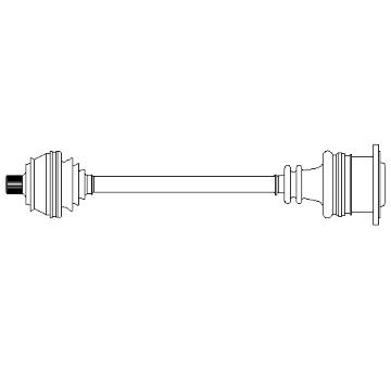 Hnací hřídel METELLI 17-1087
