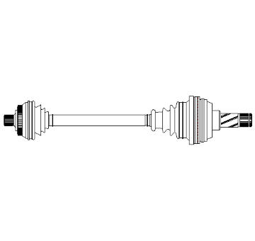 Hnací hřídel METELLI 17-0360