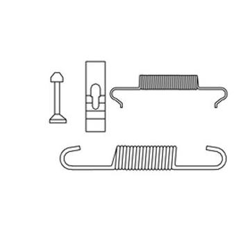 Sada príslużenstva brzdovej čeľuste METELLI K449