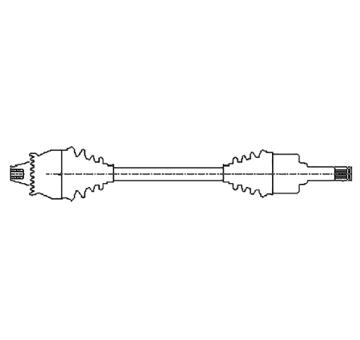 Hnací hriadeľ METELLI 17-1334
